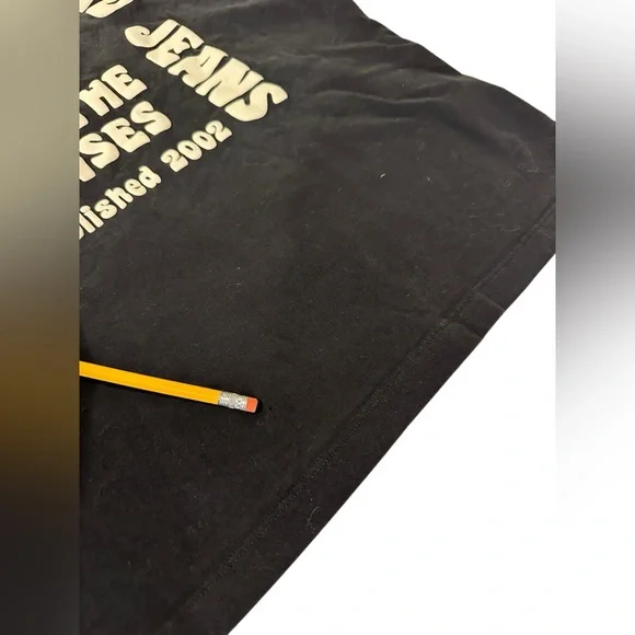 True Religion Men’s Horseshoe Logo T-shirt Men’s Size XXL Black White - Picture 7 of 10